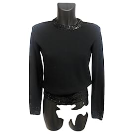Chanel Black Sequins Pull Other