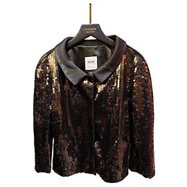 Short Black Moschino Sequin Jacket Other