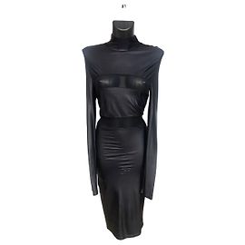 Vestido Longo Paco Rabanne com Transparências Outro