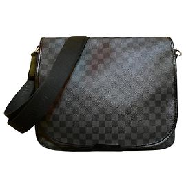 2008 Louis Vuitton Damier Gray and Black Shoulder Bag Other