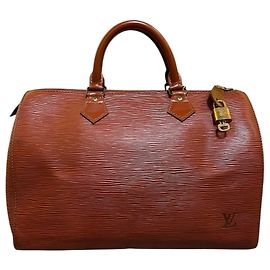 1990 Louis Vuitton Speedy in brown Epi leather Other