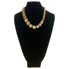 Oscar De La Renta Multicolor Crystal Necklace Other
