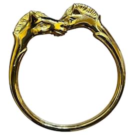 Bracelet vintage Hermès Golden Au Galop Autre