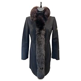 Black Prada fur coat Other