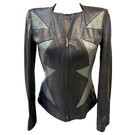 Thierry Mugler Giacca in pelle Mugler Altro
