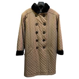 Yves Saint Laurent Brown Fur Coat Other