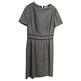 Grau Wollkleid YVES SAINT LAURENT Andere