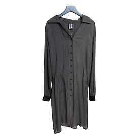 Autre Marque Grau Button Shirt Kleid von Jean-Paul Gaultier Andere