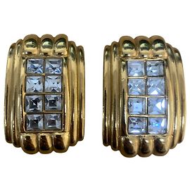 Autre Marque Pendientes de cristal de roca corte cuadrado Couture Robert Goossens Paris Otro