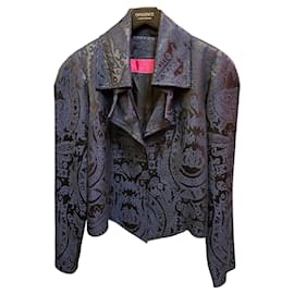 Christian Lacroix Tailored Jacket Blue pattern Other