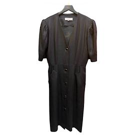Abito in lino nero Yves Saint Laurent Altro