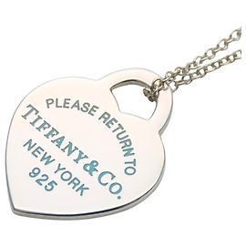 Collier Tag Retour au Cœur Tiffany & Co. Bleu