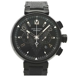 Louis Vuitton Tambour Q1A62 Black Dial Men's Watch Other