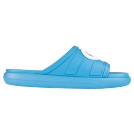 Gucci Rubber Slide Sandals Interlocking G Super Blue Men EU 44 / US 10.5 Blue