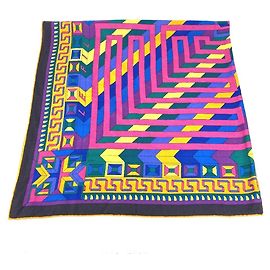 Hermès Hermes Le Fil Dariâne Carre Geant 140 Shawl Multiple colors