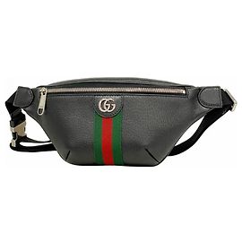 Sac à taille Gucci GG Marmont Sherry Line Noir