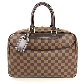Louis Vuitton Deauville Handbag Brown