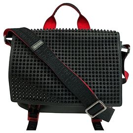 Sac messager Rubiclic 2-en-1 Christian Louboutin Noir Rouge