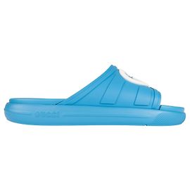 Gucci Interlocking G Gummisandale Super Blue White Damen EU 42 Weiß
