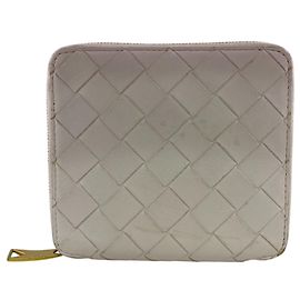 Bottega Veneta Pink Leather Long Bill Wallet Pink