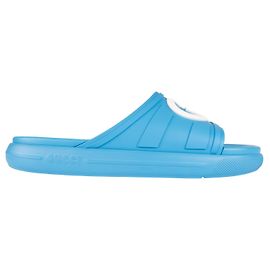 Gucci Interlocking G Gummisandalen Super Blue Damen EU 43 / US 9.5 Blau