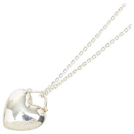 Colar de prata com pingente em forma de coração Tiffany & Co. Prata