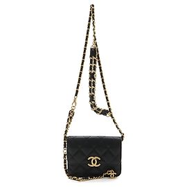Belt Bag Chanel Matelassé Coco Mark Nero