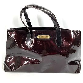 Louis Vuitton Monogram Vernis Wilshire PM Tote Bag Lila