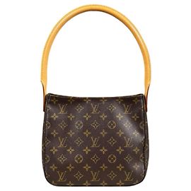 Sac à main Looping MM Monogram Louis Vuitton Marron