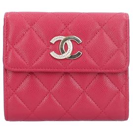 Chanel Geldbörse Rot Rot