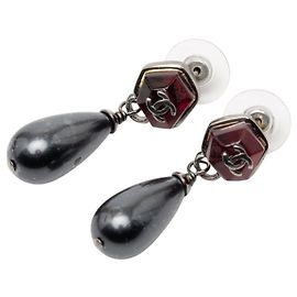 Orecchini a goccia Coco Mark di Chanel Argento