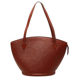 Bolsa de compras Saint Jacques Epi Louis Vuitton Marrom