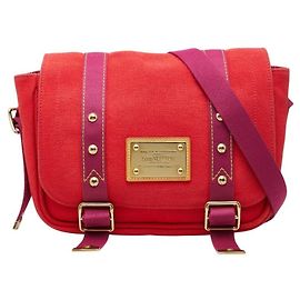 Bolsa transversal Louis Vuitton Antigua Busas PM Vermelho