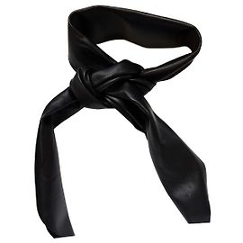 Bufanda de cuero Givenchy Negro