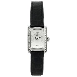 RELÓGIO BAUME & MERCIER HAMPTON 65363 EM AÇO E DIAMANTES 26MM QUARTZ Prata