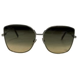 Occhiali da sole quadrati Givenchy GV7184/G/S in metallo argento Argento