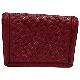 Bolsa transversal Mini Montebello em couro bordô da Bottega Veneta Vermelho Bordeaux