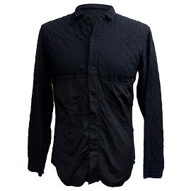 Camisa acolchoada Dior em algodão azul marinho Azul Azul marinho