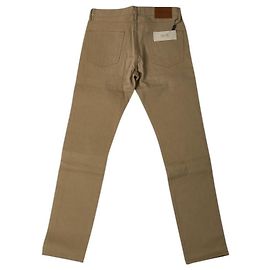 Calças de algodão Burberry Bege