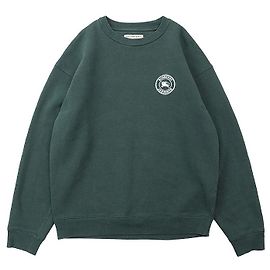 Burberry bestickter Baumwollmischung Sweatshirt Grün