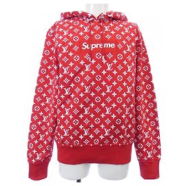 Sudadera SUPREME Louis Vuitton Blanco Roja