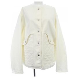 Giacca senza colletto Hermès Bianco