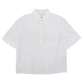 Camisa de pulóver de algodón Jil Sander+ Blanco