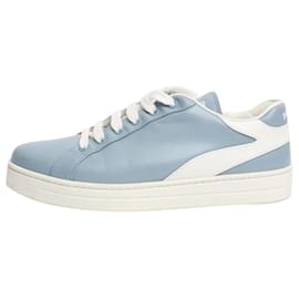 Prada Blaue Leder-Sneaker - Größe EU 38.5 (UK 5.5) Blau