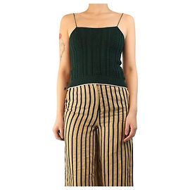 Jacquemus Dunkelgrünes Häkeloberteil - Größe UK 8 Grün