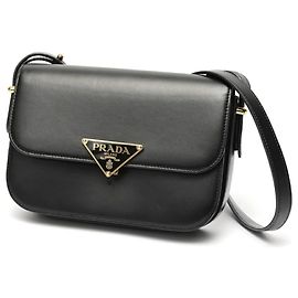 Prada Triangle Shoulder Bag Black