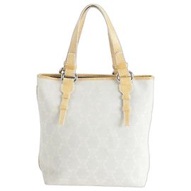 Céline Sac Tote Triomphe Macadam Celine Marron Blanc