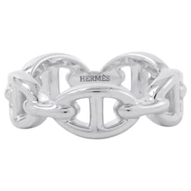 Anello Chaine d'Ancre Enchainee di Hermès Argento