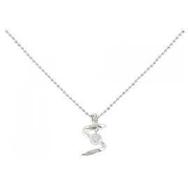 Autre Marque Collar de Diamante Pt950 Plata