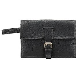 Clutch de couro Givenchy Preto